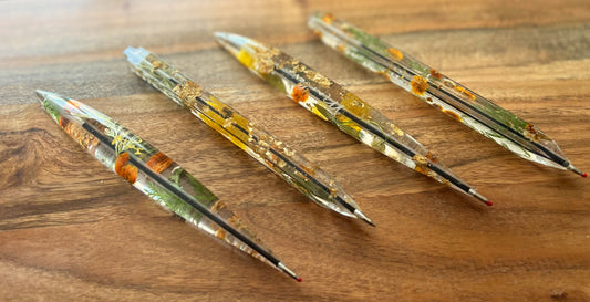 Pressed Flower Pens